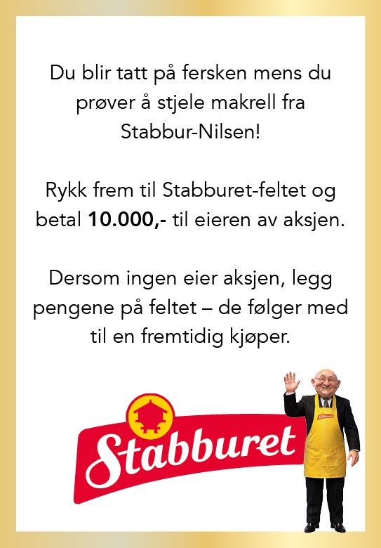 Spørsmålskort Stabburet AS — kjent for leverpostei