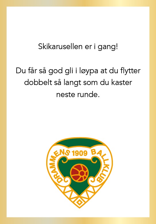 Spørsmålskort Drammen Bandyklubb — Drammenspillet