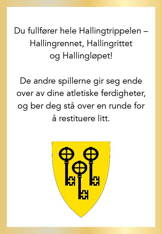 Spørsmålskort Hallingdalspelet