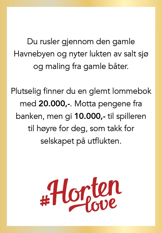 Spørsmålskort Horten kommunevåpen — Hortenspillet