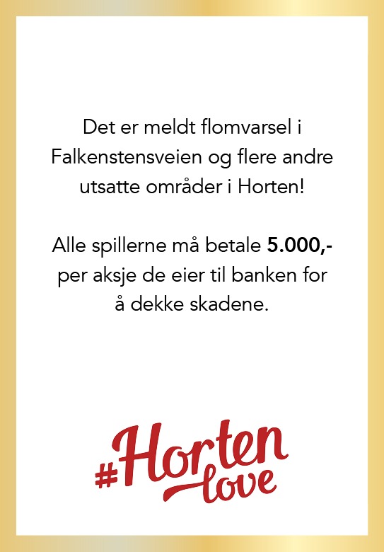 Spørsmålskort Horten Seilforening — Hortenspillet
