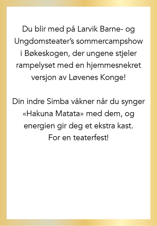 Spørsmålskort Bøkeskogen — Larvikspillet