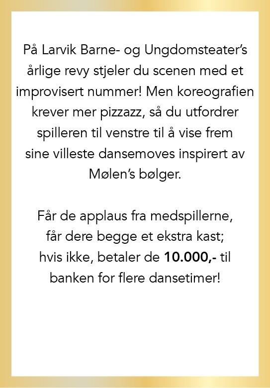 Spørsmålskort Larvikspillet