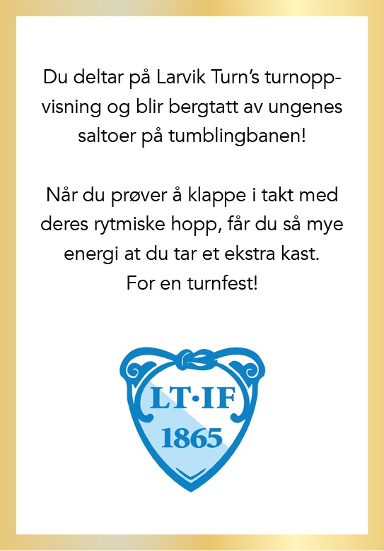 Spørsmålskort Larvik kommunevåpen — Larvikspillet