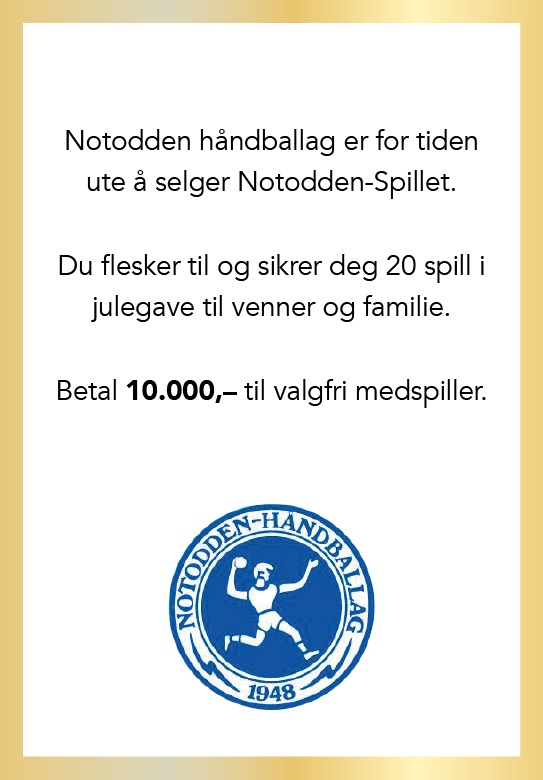 Spørsmålskort Notodden kommunevåpen — Notoddenspillet